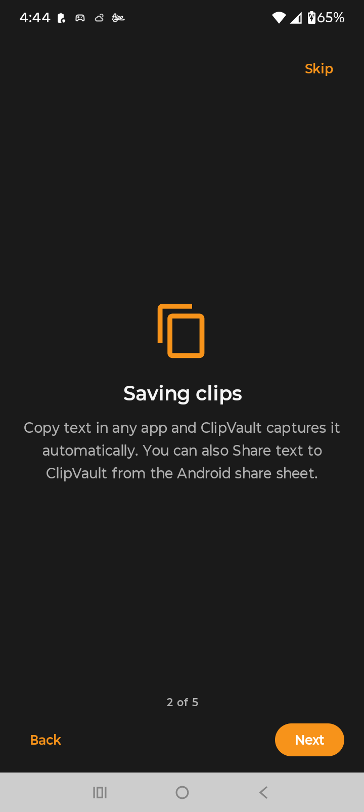 ClipVault tutorial saving clips
